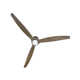 Hover 72-in Indoor/Outdoor Flush Mount Smart Ceiling Fan with Integrated LED + Remote