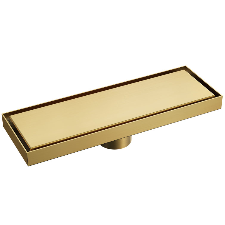 3.8" Linear Grid Shower Drain
