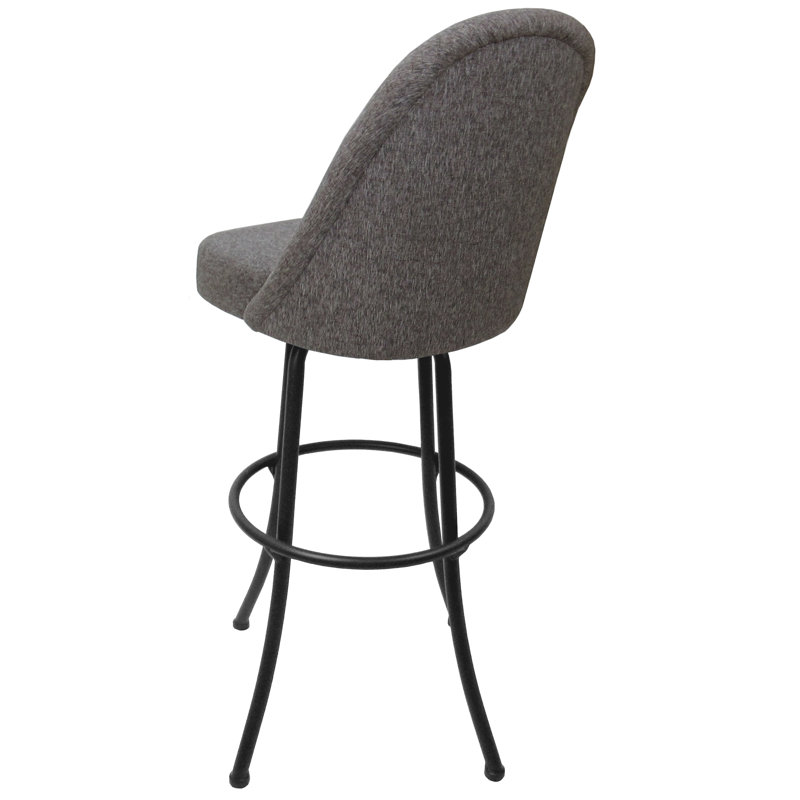 Tabouret de bar pivotant en métal Houde 26 po M-235 - Basin Beige - Café, Gris, Gris Mojave