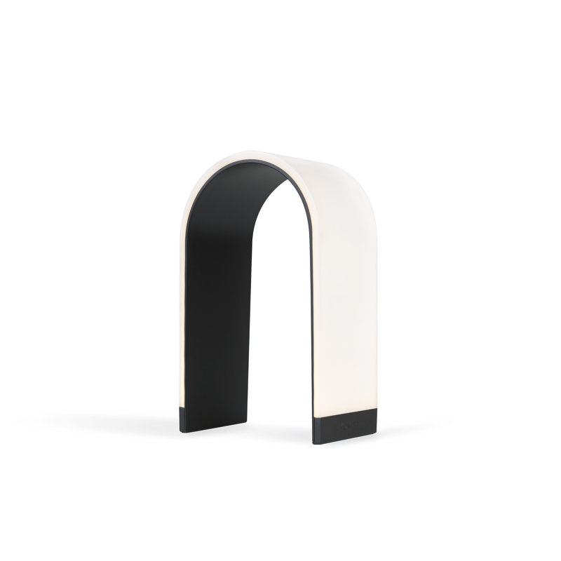 Mr. N LED Table Lamp, Metallic Black