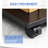 Adjustable Shelf Printer Table With Rolling And Ample Storage For Office Desk Movable Wheels, Considerable Decor Tools
