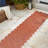 Manado Classic Cottage Two-Tone Scalloped Terra/Cream Indoor/Outdoor Rug-184000277