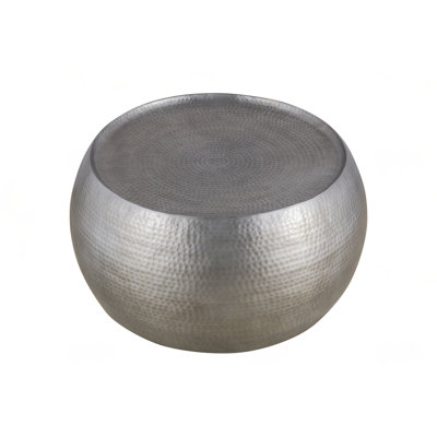 Modern Contemporary Round Aluminum Coffee Table