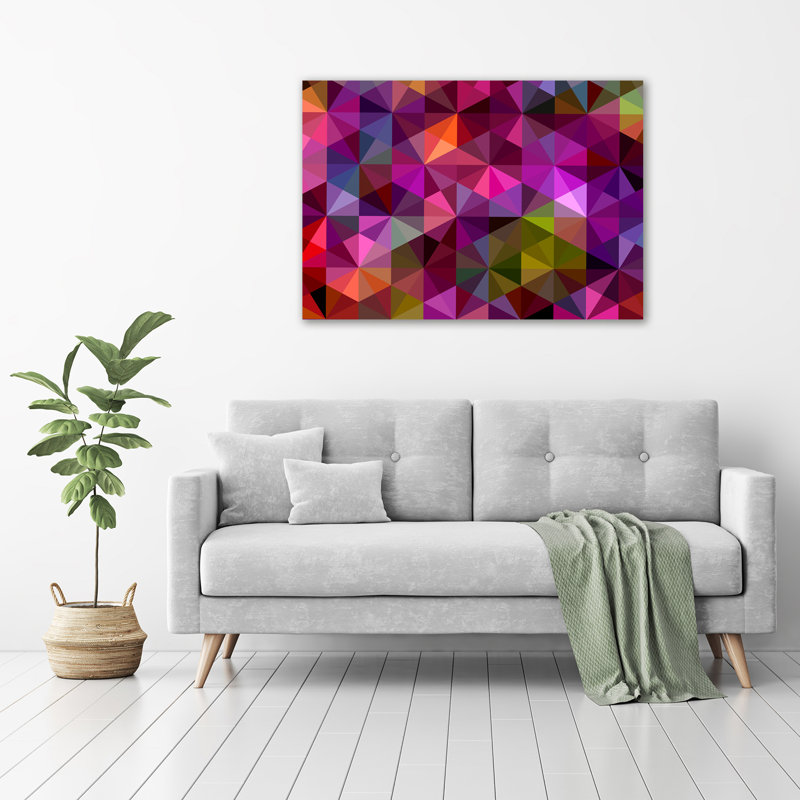 Waves Abstraction - Wrapped Canvas Print