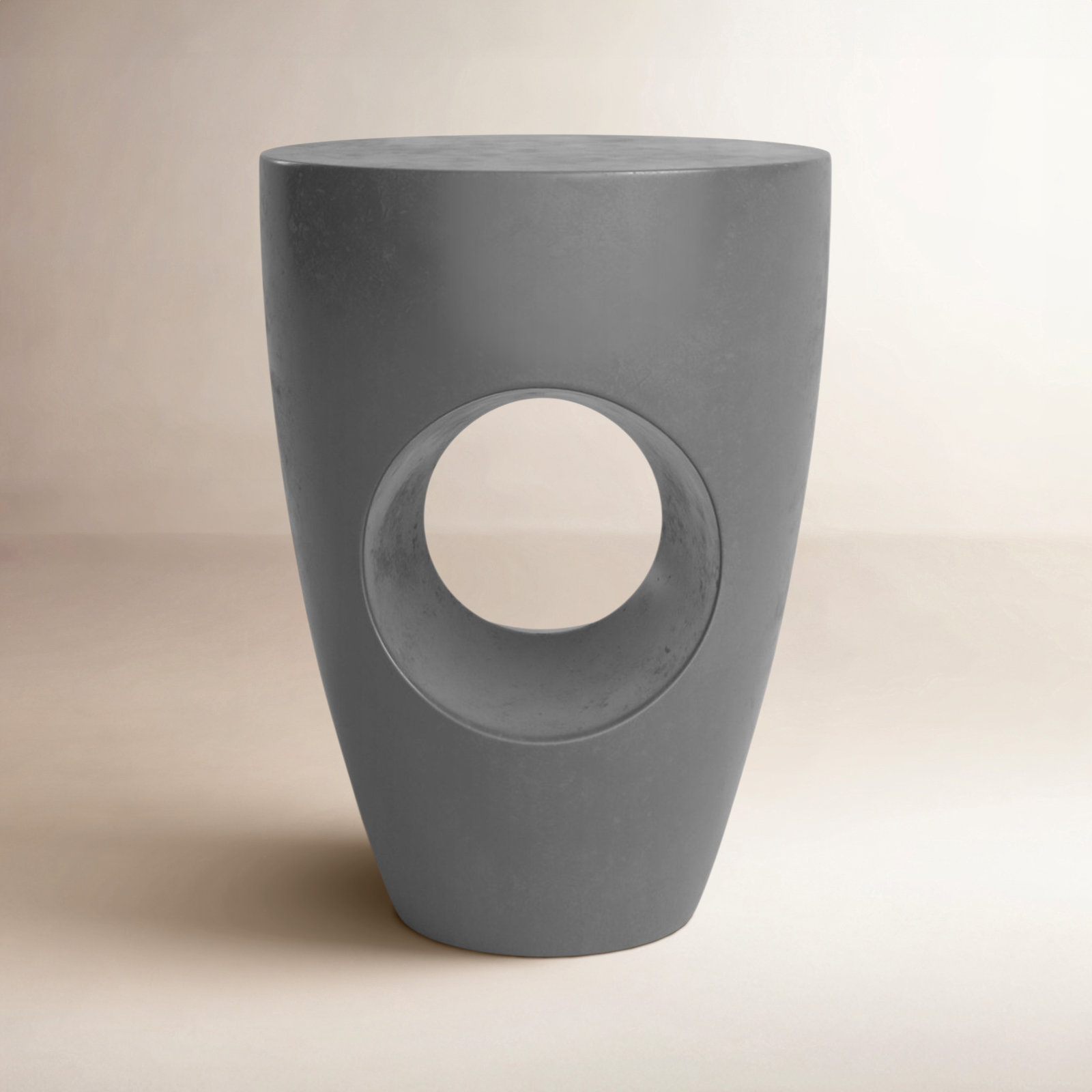 Avoriaz End Table, Dark Gray