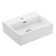 WS Bath Collections Quattro 14.4'' Ceramic Rectangular Bathroom Sink with Overflow