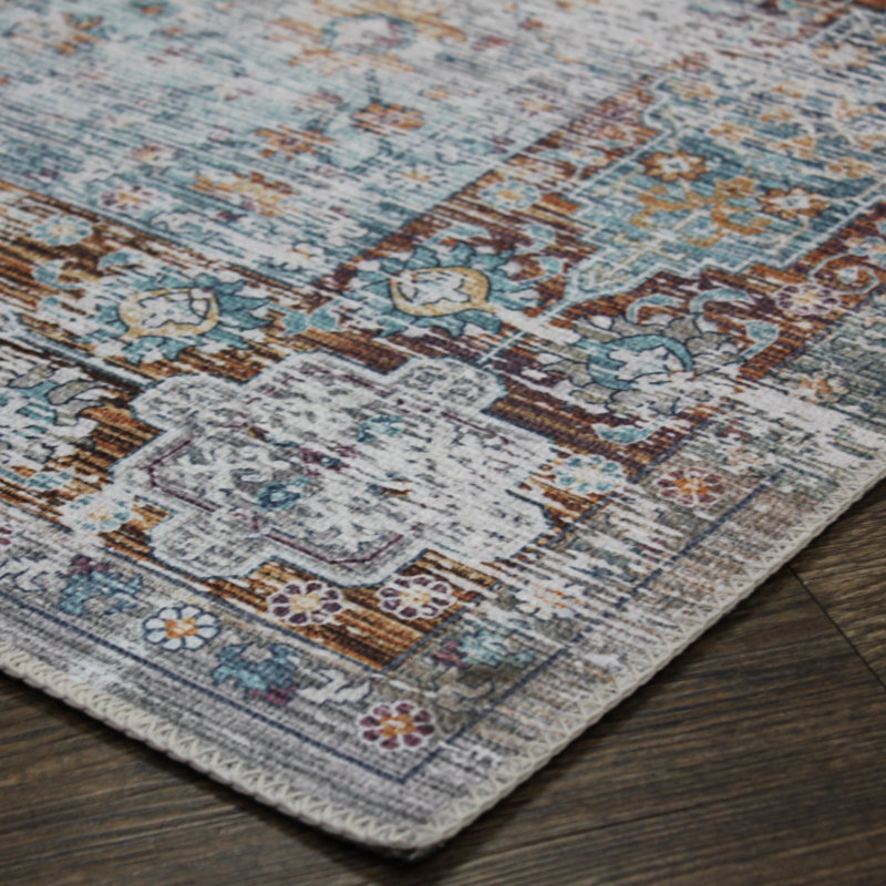Elmas Abstract Indoor Rug, Rectangle 5' x 7'