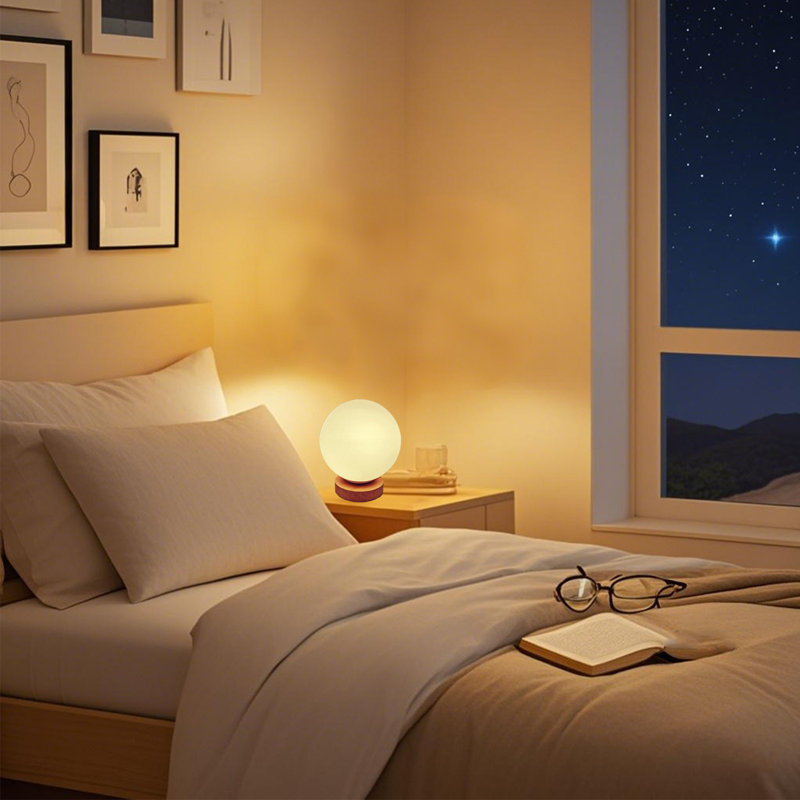 Lampe de table moderne en bois