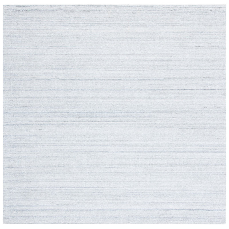 Arete Hand Loomed Performance Striped Rug, Square 6'