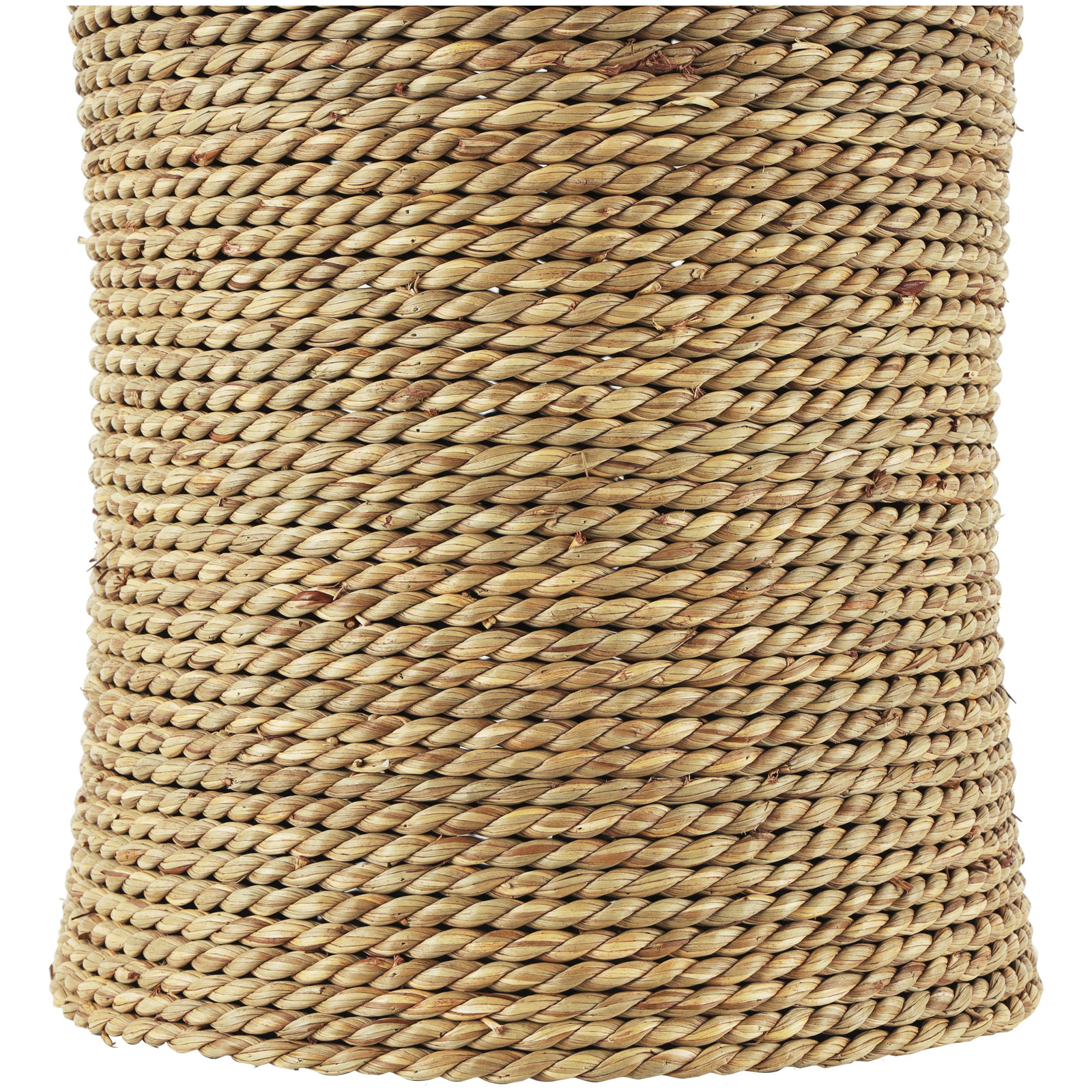 Neta Handcrafted Earthenware Jar with Seagrass Wrap, 31.15" H x 12.2" W x 12.25" D