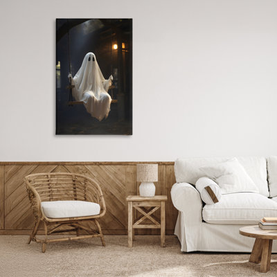 Toile Lone Swinging Ghost, design par LSR Design Studio