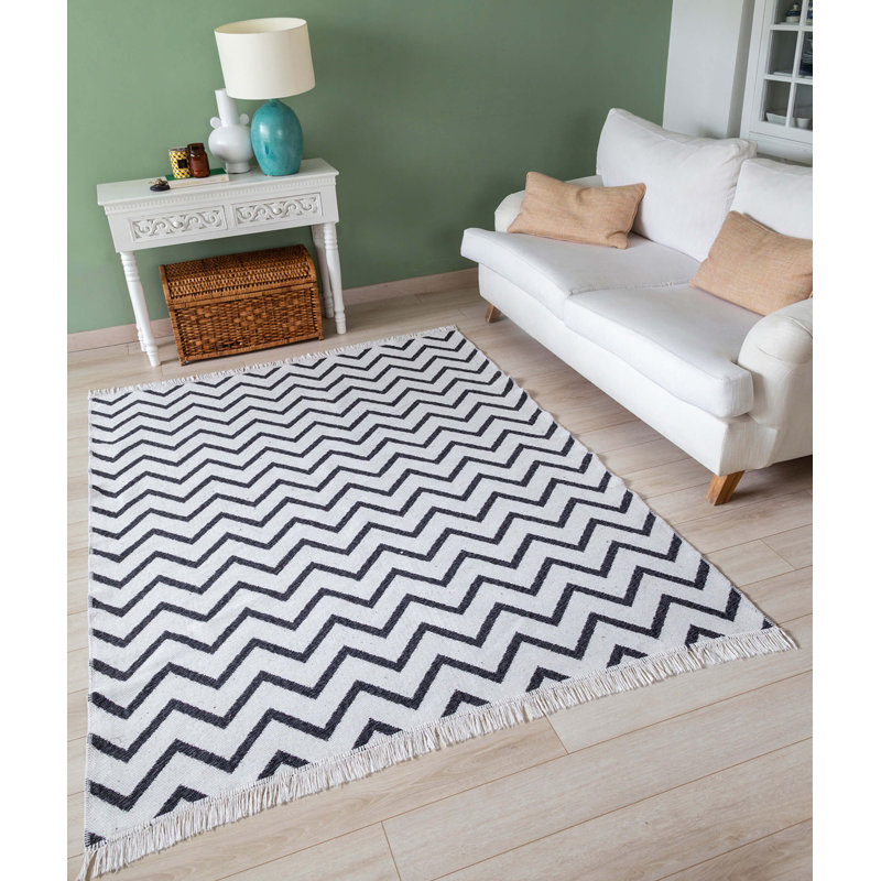 Pitzer Cotton Argyle Indoor Rug, Rectangle 2' x 3'4"