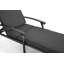 Chaise longue d'extérieur en aluminium avec coussin-160727638