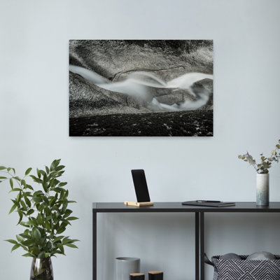 Contemporary Art Abstract Contemporary Landscape Nature Art by Nathan Larson - Wrapped Canvas Print