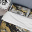 River Happiness Abstract Gold Black White I - Abstract Painting Duvet Cover Set-461565492
