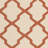 Bordeaux Geometric Beige/Orange Indoor/Outdoor Area Rug-1028835476