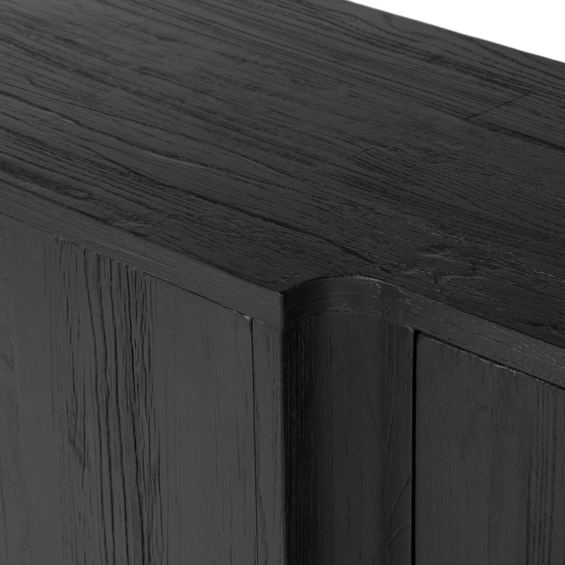 Allandale 72'' W Solid Wood Sideboard, Black