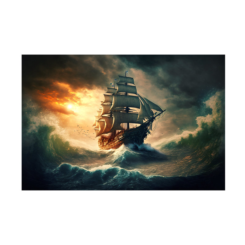 «Fantasy The Flying Dutchman», impression sur toile, H 22 po x l 32 po x P 2 po