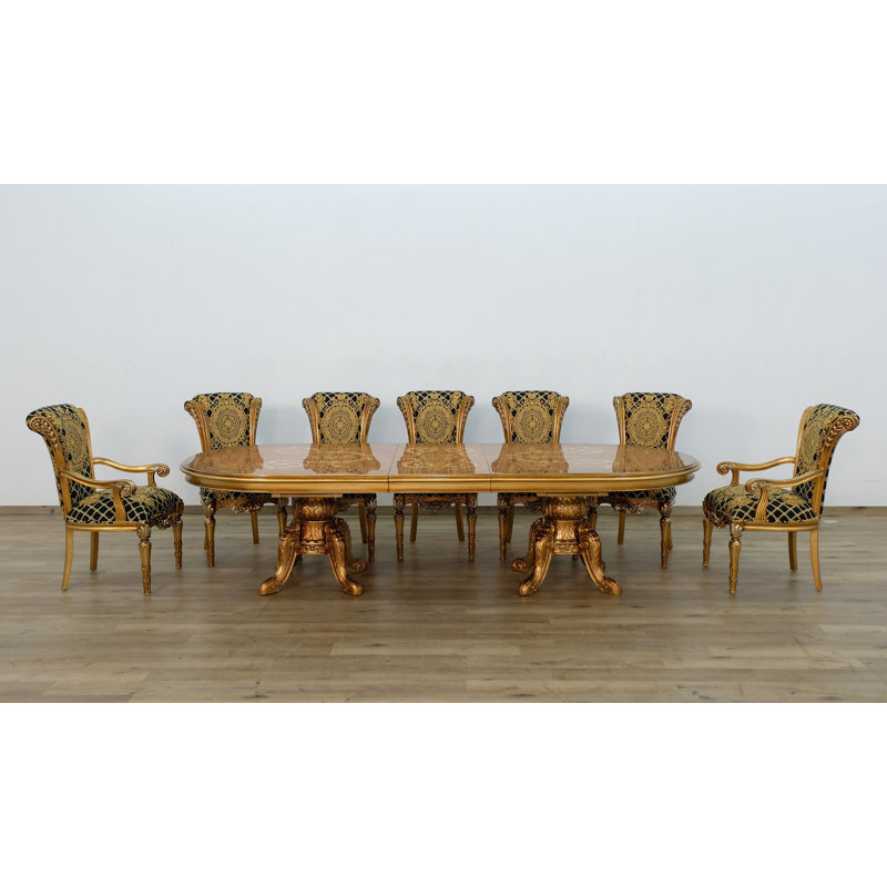 Maggiolini 9 - Piece Extendable Dining Set, Black