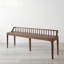 Banc en bois massif de style nordique-99693320-99693318