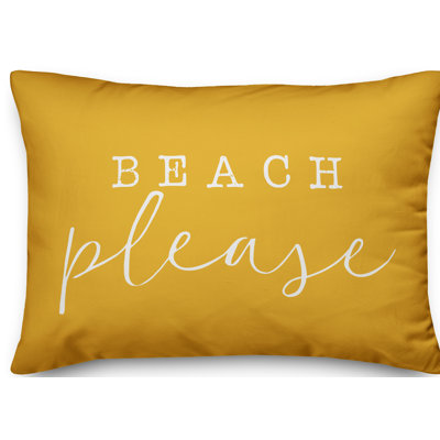 Outdoor Reversible Throw Pillow