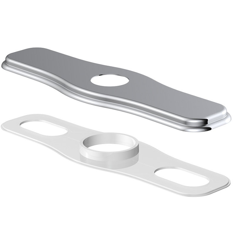 8" Centerset Cover Plate, Chrome