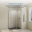 Receveur de douche rectangulaire extra-plat Lenora 122 cm x 81 cm avec bonde latérale dissimulée en calcaire cimenté-135101335