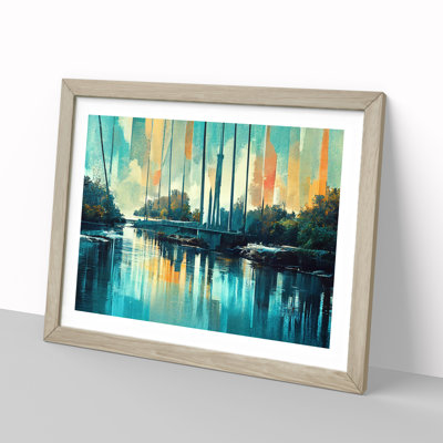 Abstract River Art Vol.1 - Single Picture Frame Painting