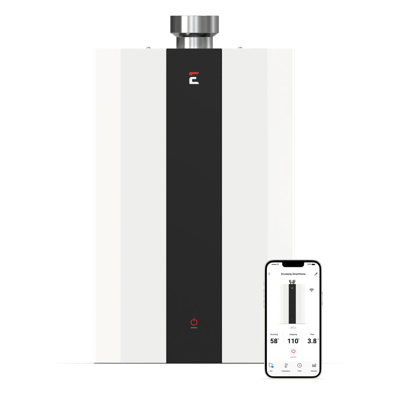 Chauffe-eau sans réservoir Eccotemp Smart Home SH12-A, Propane liquide