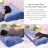 Sit-up Back Comfort Corduroy Bed Headboard Wedge Reading Pillow Triangular Backrest Compression-99222258-99222253