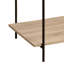 Table de bout carrée en bois d'ingénierie Jaro brun clair