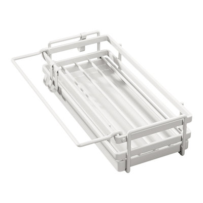 Multi-Functional Dish Towel Drying Rack With Storage Caddy For Kitchen Sink
