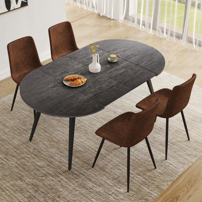 Laoise 4 - Person Extendable Dining Set with Round Table