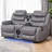 2-Piece Faux Leather Manual Reclining Living Room Set with a Manual Recliner & a Loveseat-116403595