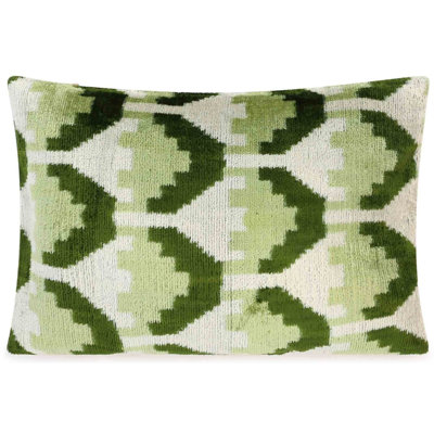 Geometric Velvet Throw Pillow