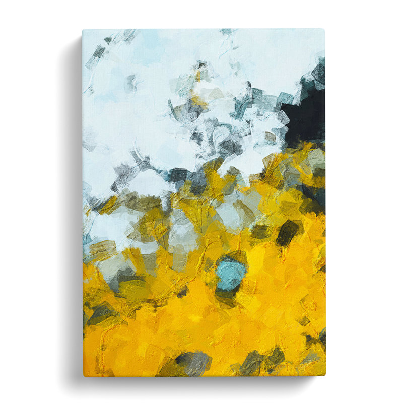 By The End - Painting, Wrapped Canvas, 50cm H x 35cm W x 3cm D, No Matte
