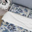 Blue Sea Flower Damask Serenity - Ensemble de housse de couette damassé-1917416610