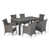 Sandblast Dark Gray/Gray Frame/Silver Cushion