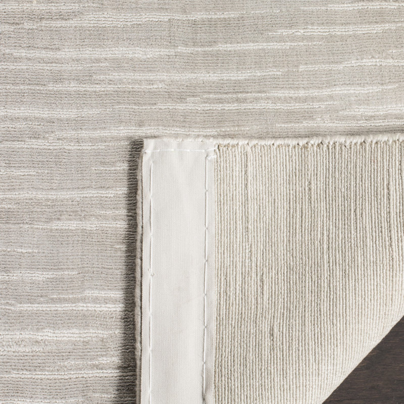 Tapis beige tissé à la main Lavonia, Rectangle 9 pi x 12 pi