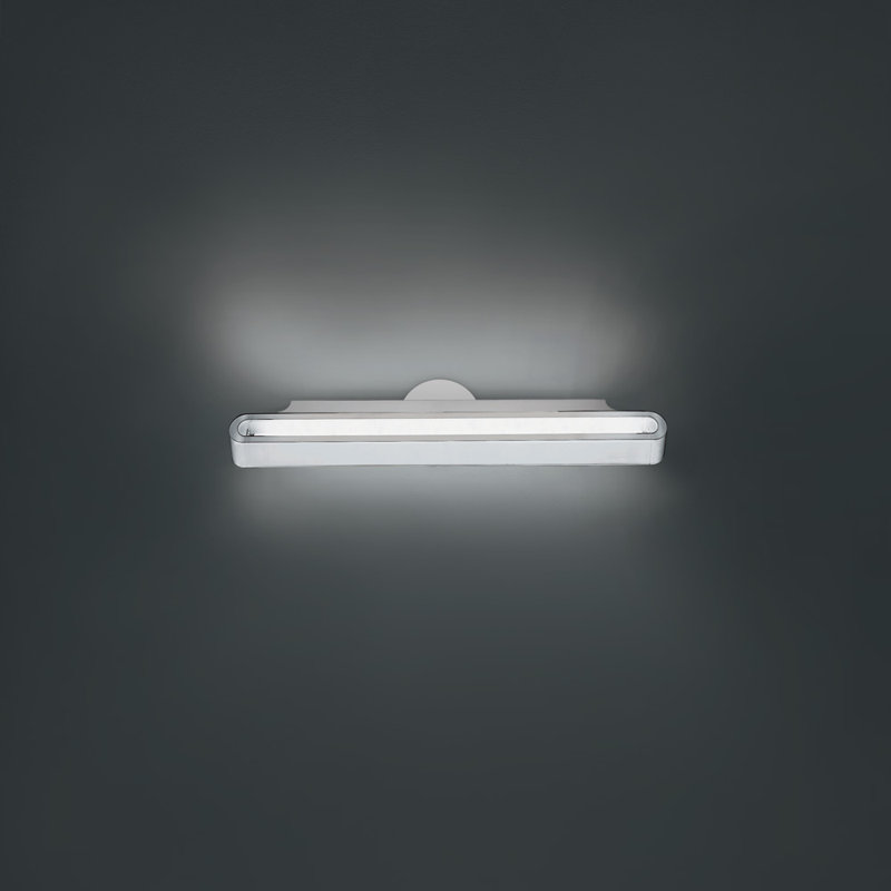 Sleek Silver 48" LED Dimmable Wall Light with Adjustable Angles