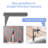Gunmetal Stainless Steel 360 Pull - Down Kitchen Faucet, 4 Spray Options For General Tasks, Splash Function, Ceramic Cartridge, Complete Package, 5.51 Inches Base Depth Modes Black Feature,-124866745