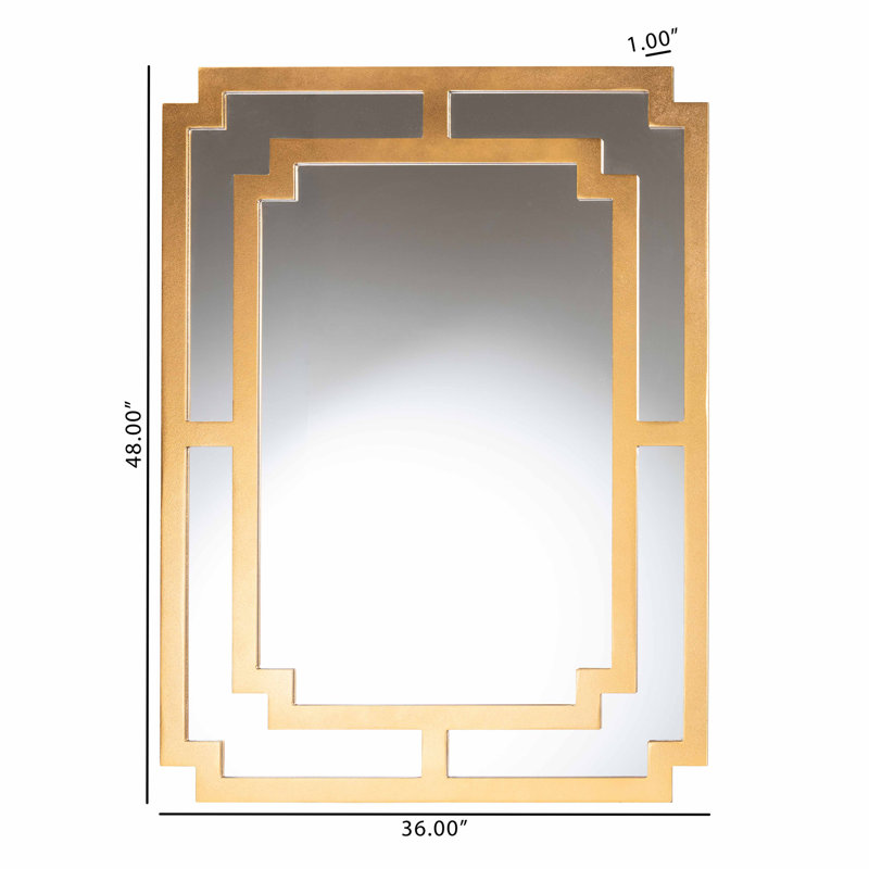 Engineered Wood Flat Wall Mirror