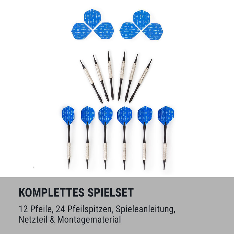 Klarfit Electronic Dartboard and Cabinet Set
