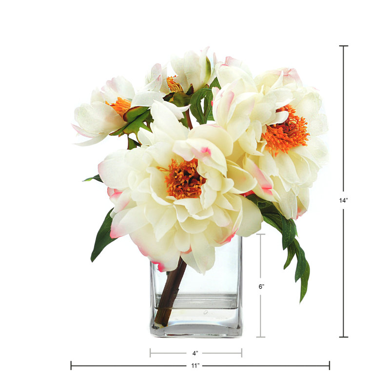 Tipped Peony Floral Arrangement