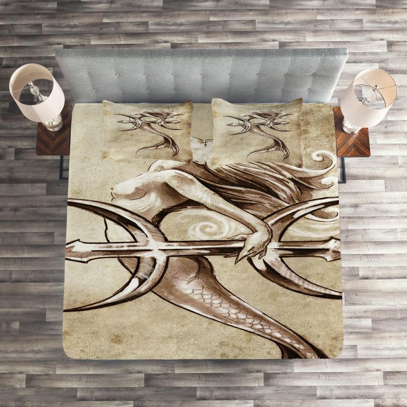 Coverlet, King Bedspread + 2 Shams