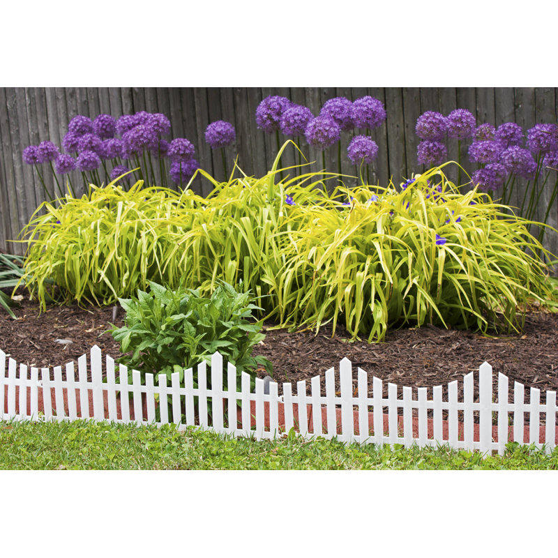 13.25'' H x 24.25'' W White Composite Fencing, 9 ft. H x 24 ft. W