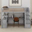 Lit mezzanine simple avec bureau et tablettes-1499608166