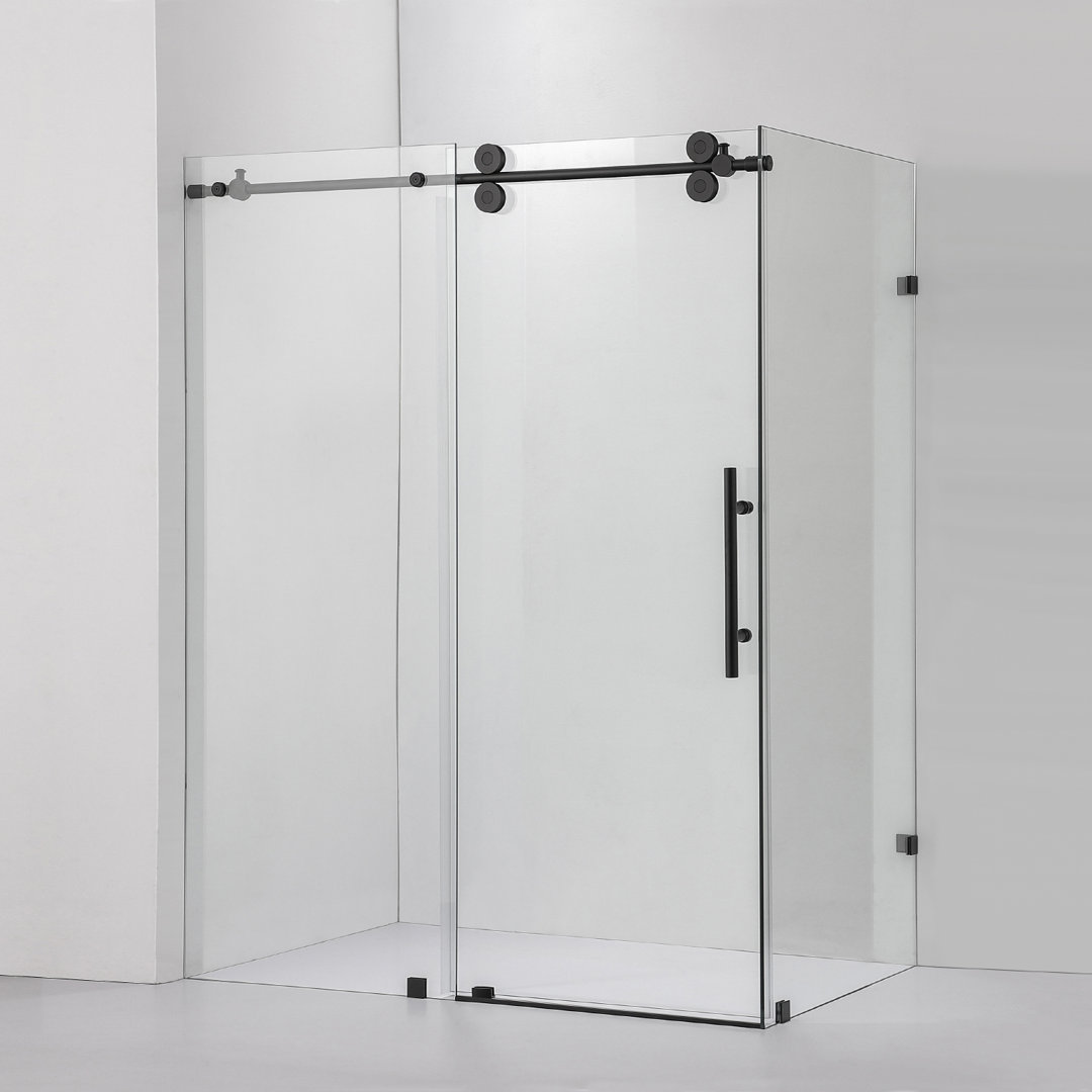 60" W X 36" D X 78" H Frameless Rectangle Shower Stall Vinnova Frame