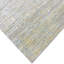 Hand Knotted Striped Area Rug in Gold/Gray/Blue-1331422072