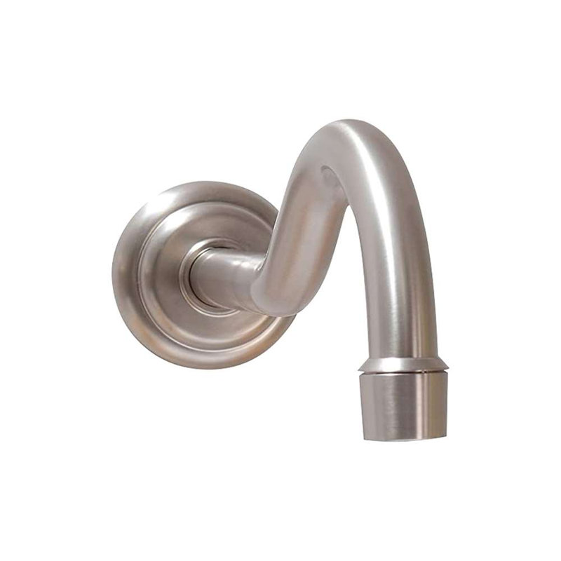 Fontana Vessel Sink and Brushed Nickel Touchless Wall Motion Sensor Faucet Set